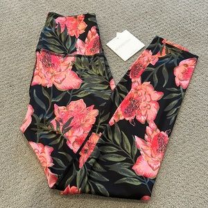Flower yoga pants